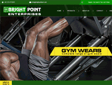 Tablet Screenshot of brightpointent.com